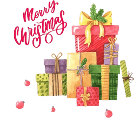 Christmas Gifts Png Background