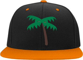 Palm Tree Emoji Stc19 Sport Tek - Hat Png