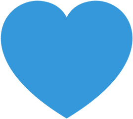 Luminous Solid Heart Shape Pattern Shaped Hand - Heart Blue Png