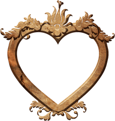 Heart Frame Png Download - Transparent Background Heart Frame