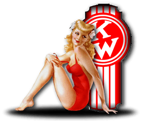Pin Logo Decals - Pin Up Girl Truck Png