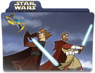 Rick And Morty Star Wars Folder Icon Png Transparent - Star Wars Clone Wars Cartoon Network