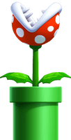 Mario Flower Super Bros Flowerpot Free Download Image - Free PNG