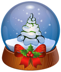 Snow Png Transparent - Christmas Snow Globe Clipart