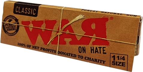 War Rolling Papers - War On Hate Raw Papers Png