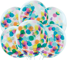Confetti U0026 Gender Reveal Balloons - Balloon Png