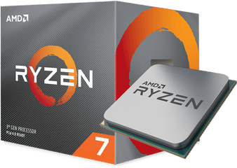 Amd Ryzen 7 3800x Gen3 8 Core Am4 Cpuprocessor With Wraith Prism Rgb Cooler - Amd Ryzen 7 3800x Ghz Png