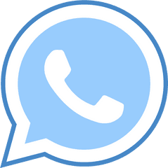 Whatsapp Logo Png Blue Image - Whatsapp Icon Blue Png