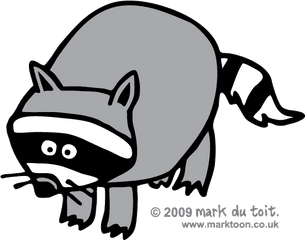 Cartoon Raccoon - Clip Art Library Racoon Clipart Free Png