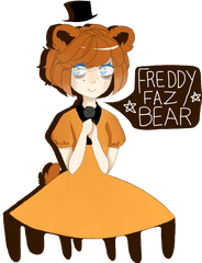 Download Hd Fem Freddy Fazbear By N Yanime - Freddy Fazbear Anime Female Freddy Fnaf Png