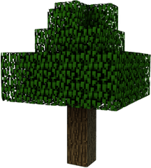 App - Transparent Minecraft Tree Png