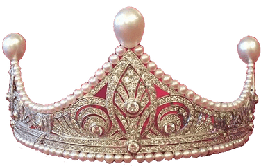 Pearls Pearl Crown Cute Aesthetic Pngs - Aesthetic Tiara Png