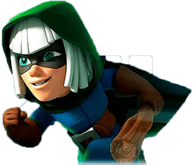 Download Hd Bandida Clash Royale Png - Png Character Clash Royale