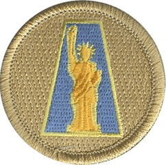 Lady Liberty Patrol Patch - Solid Png