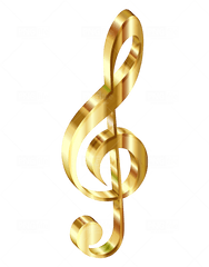 Clef Music Note 3d Png Free Download - Photo 216 Pngfile Musical Note 3d Png