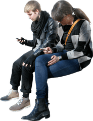 Sitting Cell Phone Png Image - Purepng Free Transparent Render People Sitting Png