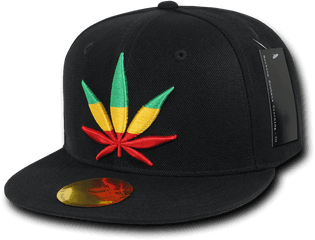 Flat Bill Weed Snapback Caps Hats Hat - Transparent Weed Hat Png