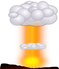 Nuclear Explosion Clipart - Illustration Png