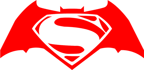 Black And White Superman Logo Png - Logo Batman Vs Superman