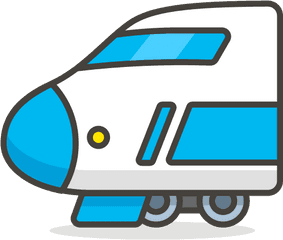 Bullet Train Free Icon Of 780 Vector Emoji - Bullet Train Emoji Png