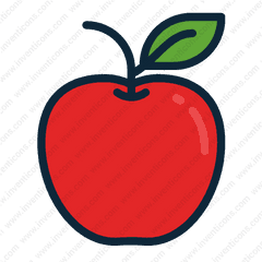 Download Apple Vector Icon - School Apple Png