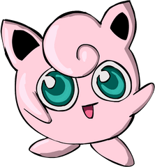 Pokemon Clipart Jigglypuff Picture - Jigglypuff From The Back Png