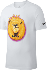 Nike Lebron James Airbrush Dry Tee For - T Shirt Nike Lion Png