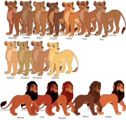 Download Hd Mufasa Clipart Lion Pride - Lion King Pride Lions Png