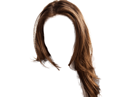 Girl Hairstyle Extension Free Clipart HD - Free PNG