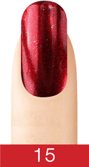 Download Chrome Nail Art Effect 15 Dark Red - Red Png Image Dark Red Nails Png