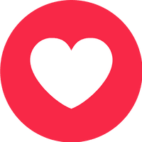 Emoticon Heart Love Like Media Button Live, - Free PNG