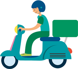 Delivery Rider - Delivery Order Png