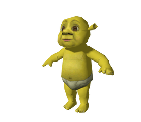 Download Zip Archive - Baby Shrek Png