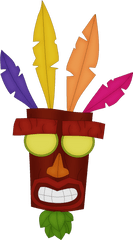 Aku Png 7 Image - Aku Aku Crash Bandicoot Draw