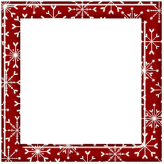 Square Christmas Frame Png Pic - Transparent Christmas Frame Square