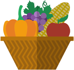 Transparent Png Svg Vector File - Food Basket Vector Png