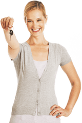 Contact Us - Car Key Replacement Woman With Car Key Png