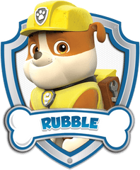 Download Rubble Paw Patrol Logo 5 By Carolyn - Cap N Turbot Rubble From Paw Patrol Png