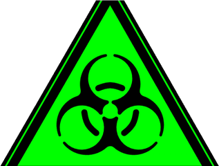 Download Biohazard Symbol Clipart Green - Biohazard Sign Png Toxic Sign Png