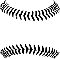 Angle Stitch Photography Baseball Seam Monochrome - Free PNG