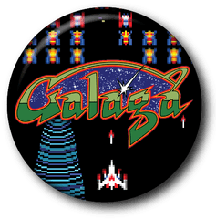 Galaga Custom Buttons Milwaukee - Galaga Png