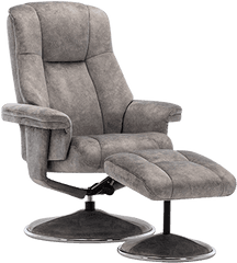 Denver Fabric Swivel Chair - High Back Png