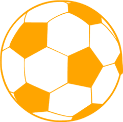 Orange Soccer 3 Icon - Free Orange Sport Icons Red Soccer Ball Png