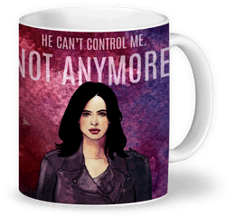 Caneca Jessica Jones De Ohana Tozatona - Mug Png