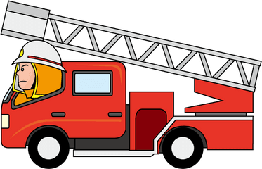 Cartoon Fire Truck Transparent Image - Carro De Bomberos Dibujo Png