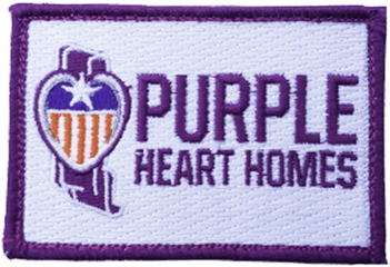 Purple Heart Homes Zip - Front Hoodies Purple Heart Homes Png