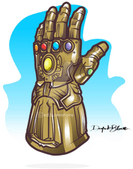 Thanos Fan Club Infinity War Transparent Png - Transparent Background Infinite Gauntlet