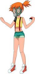 Pokemon Misty Surgical Mask Png Image - Pokemon Misty Png