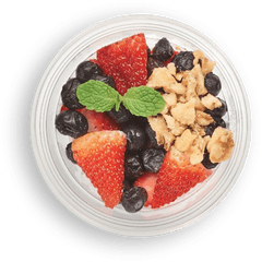 Greek Yogurt And Berries - Strawberry Png