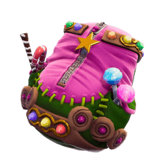 Download Battle Royale Magenta Fortnite Bag Png - Fortnite Backpack In Game